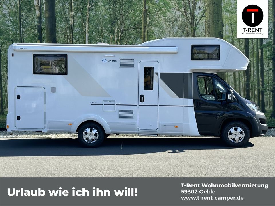 SunLiving Familien Wohnmobil mieten 6.7.-14.7.24 4 Personen in Oelde