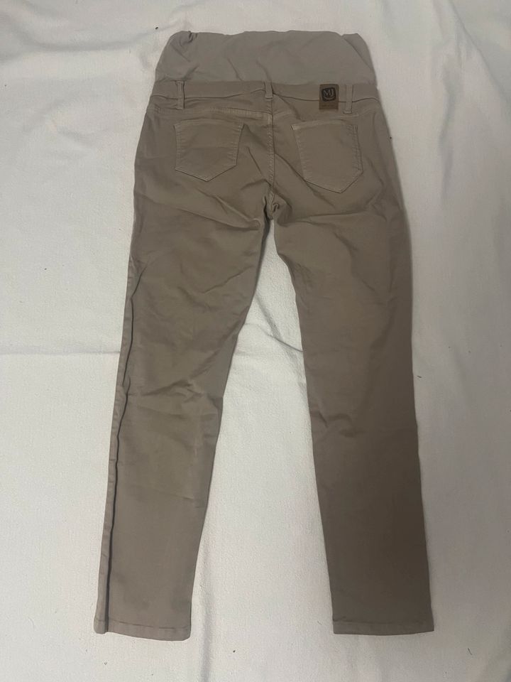 Umstandshose Jeans neu Beige in Großwallstadt