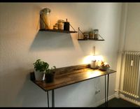 Holztisch mit schwarzen Tischbeinen Düsseldorf - Pempelfort Vorschau