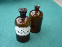 Apothekerflasche / Glasflasche mit Stopfen / Dekoration / Vintage Rheinland-Pfalz - Siesbach Vorschau