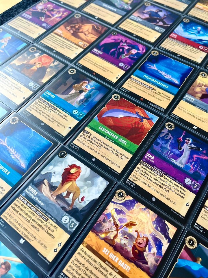 Disney Lorcana 5 Starter Decks + 139 Booster Karten inkl. Foils in Leipzig