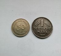 Münzen BRD Deutsche Mark 1950J und 50 Pf 1950J Bayern - Hausen Vorschau