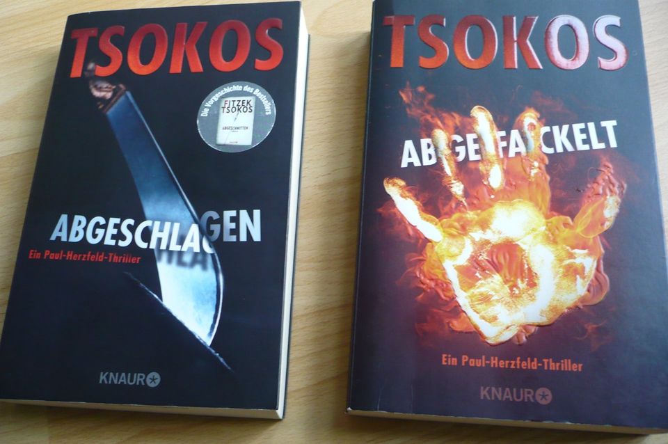 2 Bücher Michael Tsokos Abgeschlagen + Abgefackelt (+ Versand) in Isernhagen