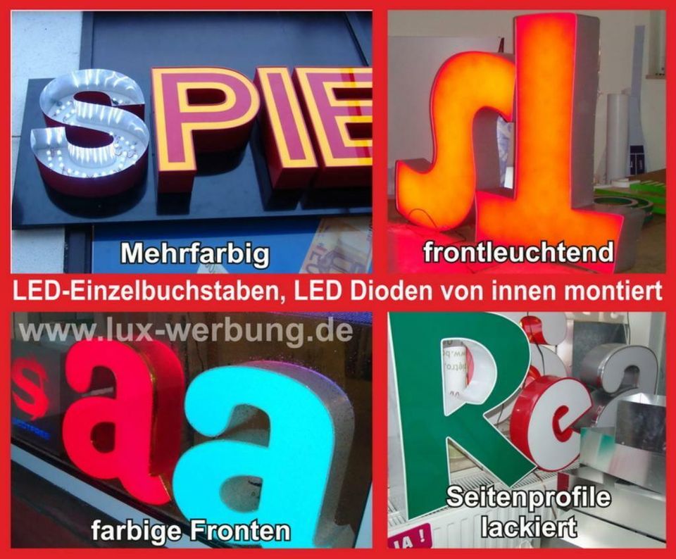 -Außenwerbung//Leuchtreklame//Lichtreklame- in Berlin