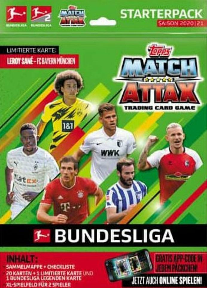 Match Attax Karten Saison 20/21 Sammeln Fußball Tausch T27 in Gladenbach