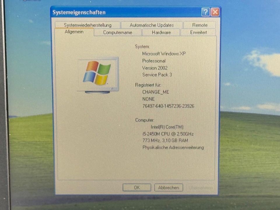 Windows XP Gaming Notebook Lenovo ThinkPad i5-2450M 2,50GHz 4GB 1 in Fellbach