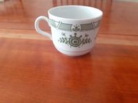 Kahla DDR Kaffeetasse dunkelgrün Floral Bayern - Mindelheim Vorschau