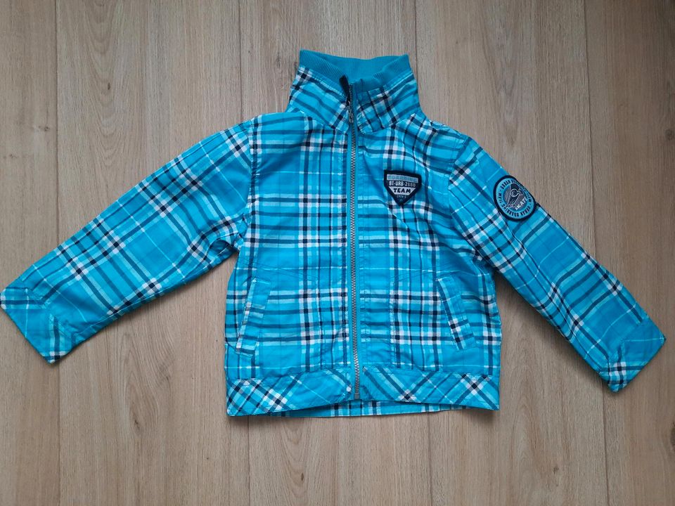 Topolino Sommerjacke, türkis kariert, Gr.104 in Netphen