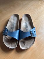 Birkenstock Madrid Icy Metalic Azure Blue Gr. 41 neuwertig Niedersachsen - Celle Vorschau