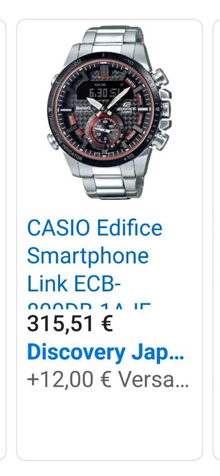 Casio ECB 800 DB 1AEF Chronograph Digital Solar Bluetooth in Nordrhein Westfalen Bergkamen kleinanzeigen
