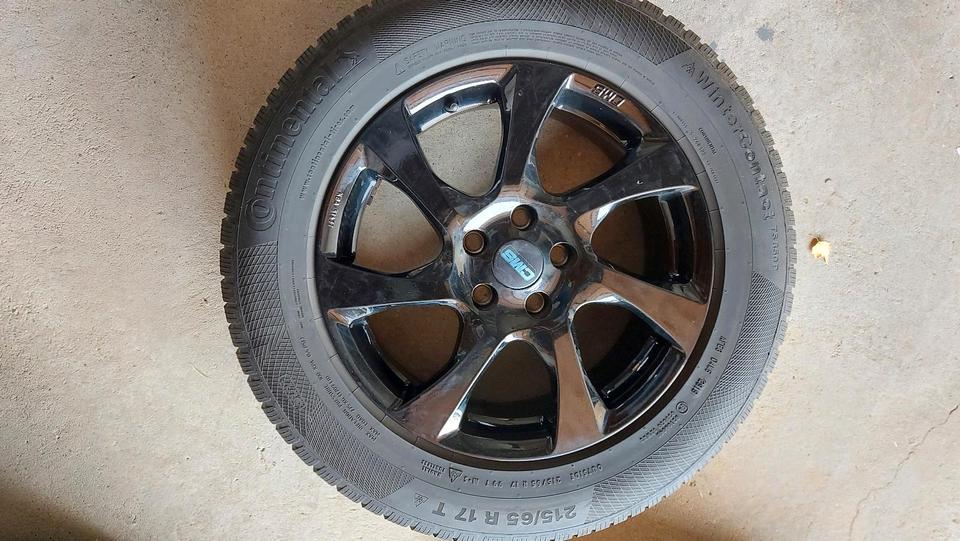 Alufelgen CMS C24 17" mit Winterreifen für Audi VW Skoda Seat in Schongau