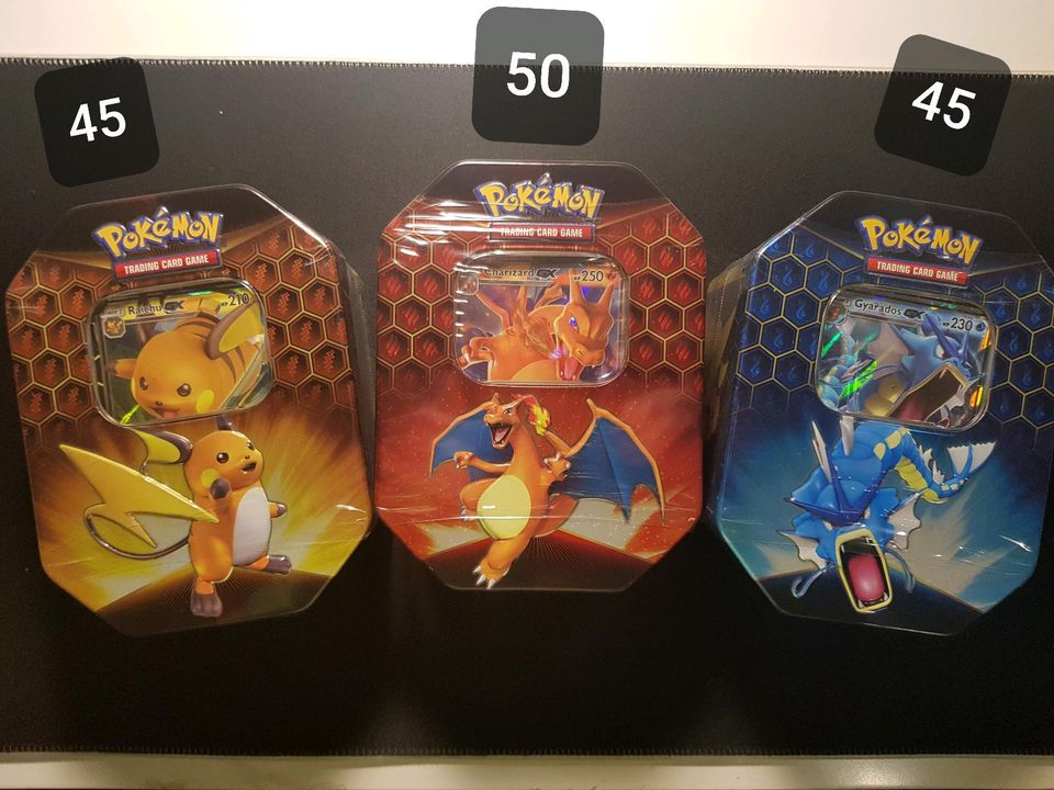 Pokemon-Karten OVP Booster Tin Display in Meerbusch