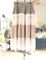 Rock Baumwolle Stickerei beige weiß elegant schön Lolita süß Buchholz-Kleefeld - Hannover Groß Buchholz Vorschau