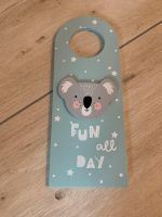 Türschild Türanhänger Koala Türkis Deko Kinderzimmer Niedersachsen - Landolfshausen Vorschau