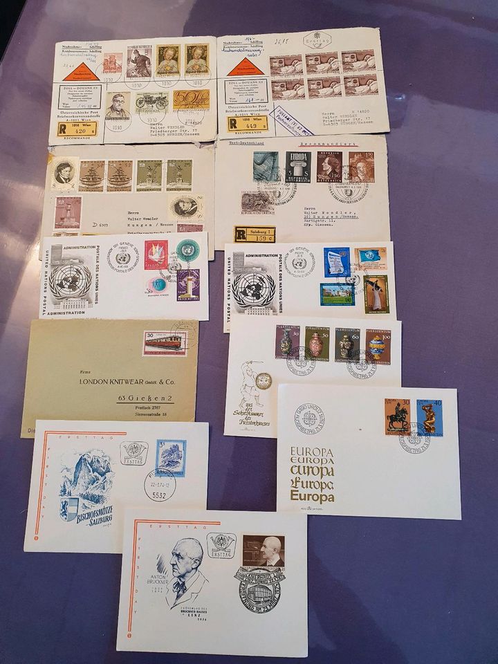 Briefmarken Sammlung Konvolut in Laubach