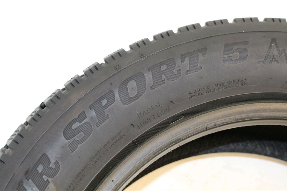 1 x 205/55 R16 91H Winterreifen Dunlop M + S 5,7MM DOT16 in Brackenheim