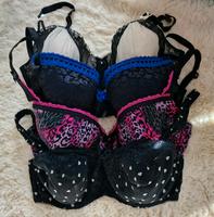 George Bhs 75f schwarz weiß blau Leoparden neon mit Spitze Friedrichshain-Kreuzberg - Friedrichshain Vorschau