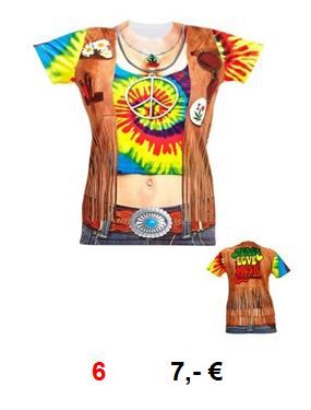 NEU Hippie Damen Kostüme ab 5,- € - Hosen Shirts - Schlager in Minden