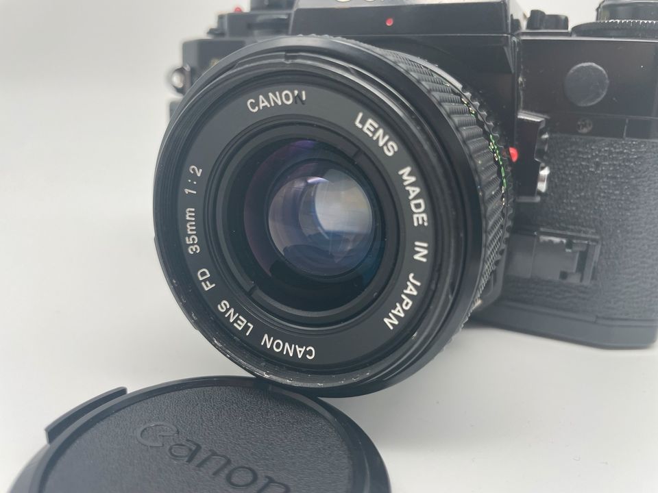 Top Zustand: Canon A1 + Canon 50 1.4 + Canon 35 2.0 in Marburg