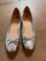 Högl Damen Ballerinas Silber Leder 39 6 WIE NEU Niedersachsen - Hemmingen Vorschau