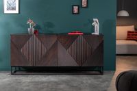 Massives Sideboard CREATIVO 177cm Mangoholz aufwändige Front Retro Design Anrichte Riess-Ambiente Hamburg Barmbek - Hamburg Barmbek-Süd  Vorschau