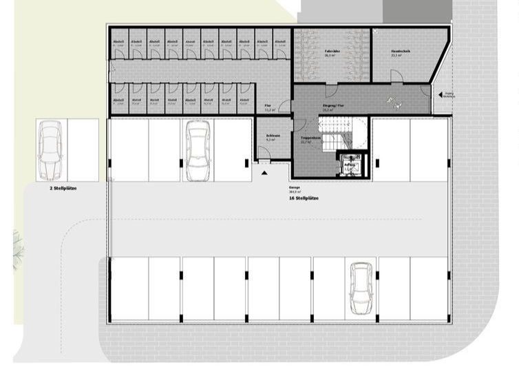 3-Zimmer-Wohnung mit Süd-Ost-Balkon nahe der Lutherkirche, Neubau in Chemnitz