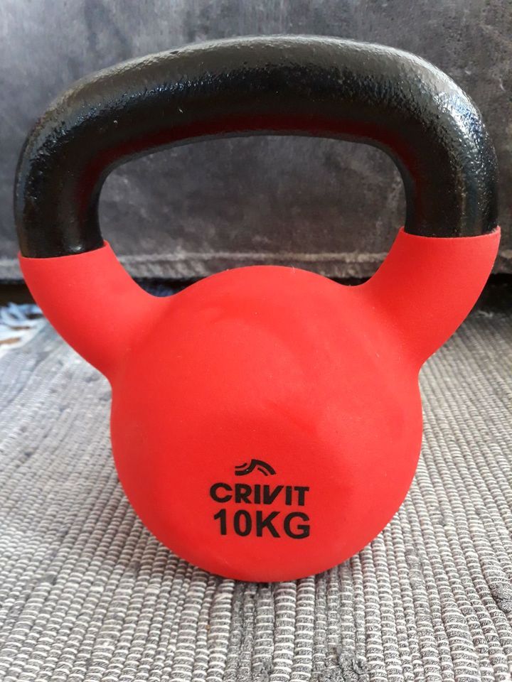 CRIVIT® Kettlebell, 10 kg, aus Gusseisen, mit breitem Griff in  Baden-Württemberg - Stegen | eBay Kleinanzeigen ist jetzt Kleinanzeigen