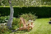 Massiver Relaxstuhl BRAUN Relaxsessel Holz Gartenstuhl Sitzstuhl Gartenmöbel Schwungliege Relaxliege Loungesessel 4560004 Westerwaldkreis - Hahn am See Vorschau