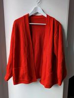 Vintage Strickjacke rot 100% Schurwolle Köln - Raderthal Vorschau