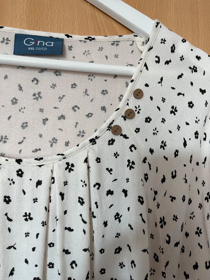 Süße blaugemusterte Bluse von Gina Gr.50/52 in Gronau (Westfalen)