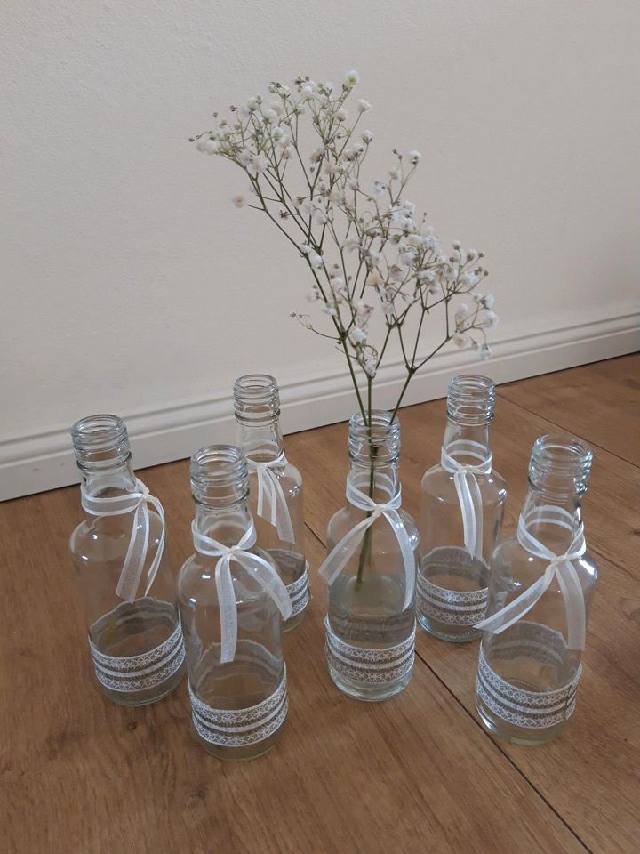 VERLEIH - versch. Vasen für Tischdeko/ Hochzeit, Taufe, Feier in Hille