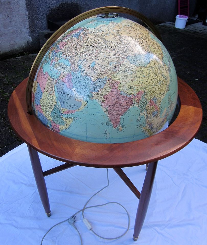 Bibliothek Globus USA 24 inch 60er Jahre Replogle Globes Licht in Offenburg
