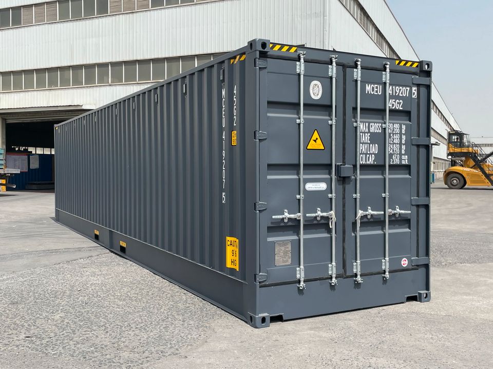 NEU 40-Fuß High Cube SIDE-DOOR Seecontainer, Lagercontainer, Materialcontainer, Baucontainer, Event-Container, RAL 7024, das Raumwunder für lange/sperrige Güter in Hamburg