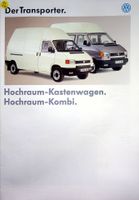 VW Bus T4 Transporter Prospekt 01/1993 Dresden - Reick Vorschau