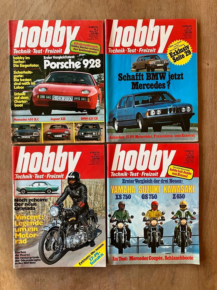 Hobby, Jahrgang 1977, 24 Hefte in Ebern