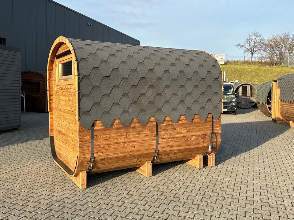 Thermoholz Quadro Sauna 3m | Garten Außensauna in Eichenzell