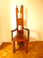 Stuhl Sessel, Massivholz, handgearbeitetes Unikat, Designermöbel Niedersachsen - Winsen (Luhe) Vorschau