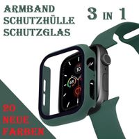 Apple Watch Silikon Sport Armband inkl. Case Bumper Hülle 40 41 44 45 49 Nordrhein-Westfalen - Meinerzhagen Vorschau