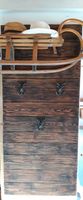Garderobe Jackenhalter wandboard extravagant Geweih Holz handmade Brandenburg - Hosena Vorschau