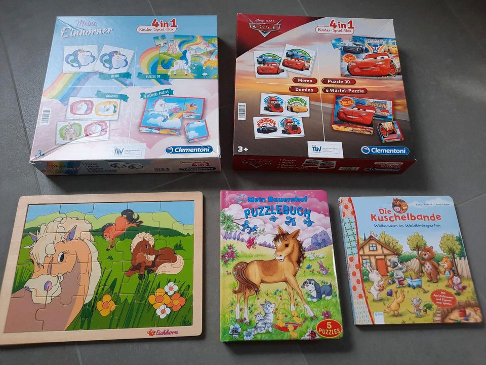 Spiele Puzzle Bücher verschiedenes (auch einzeln!) in Moosbach b. Vohenstrauß