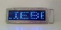 Gürtelschnalle Buckle mit LED Licht blaues Laufbandlicht Strass Baden-Württemberg - Sandhausen Vorschau