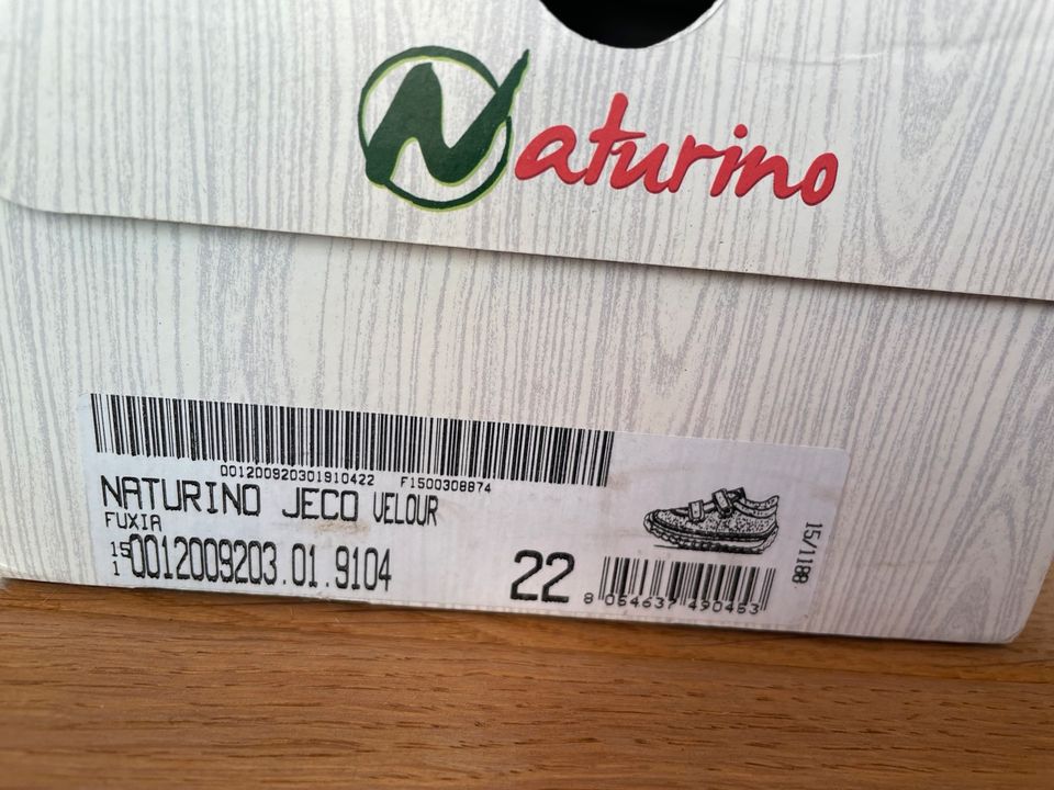 Naturino Halbschuhe Gr.22 Velourleder in Nittendorf 