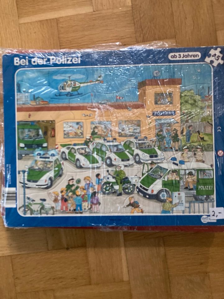 Diverse Puzzle Playmobil Cars Bob der Baumeister Polizei in Olching