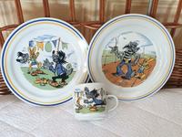 Kindergeschirr teller Tasse kinder hase und Wolf ddr Sachsen - Pirna Vorschau
