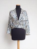 NEU Creme schwarz blau Paisley Muster Satin Bluse von Zara, Gr. L Bayern - Ergoldsbach Vorschau