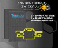 Balkonkraftwerk 750-800Watt Vertex s 390 Black 600Watt Ausgabe Wechselrichter Sachsen - Zwickau Vorschau