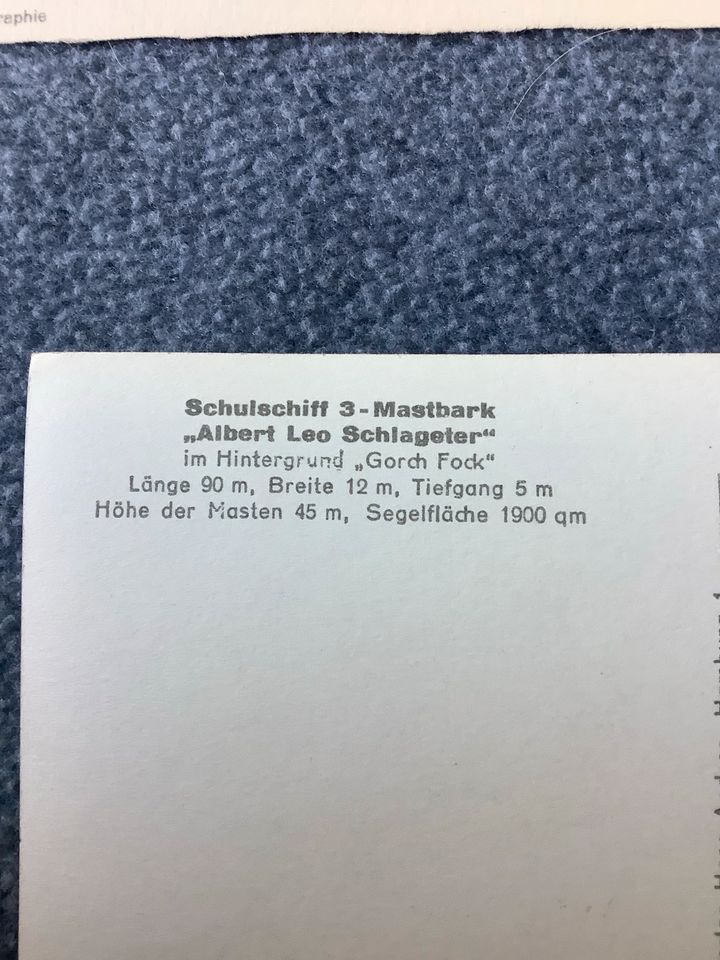 2 alte Postkarten Artillerie Schulschiff 30/40er Jahre in Hamburg