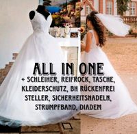 Brautkleid, Hochzeitskleid, weißes Kleid, Tüll Kleid Hessen - Gelnhausen Vorschau