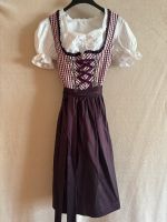 Dirndl inkl. Bluse, Handgefertigt, Lila kariert , Größe 36 Bayern - Adlkofen Vorschau