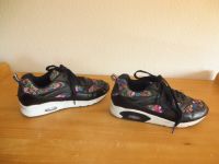 Sneaker schwarz pink Hawaii Blumen Gr. 37 Bayern - Bad Wörishofen Vorschau